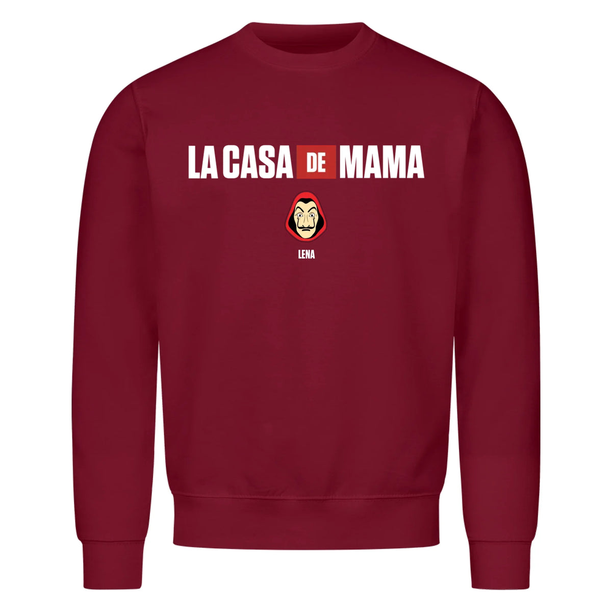LA CASA DE MAMA, Personalisierbares Sweatshirt