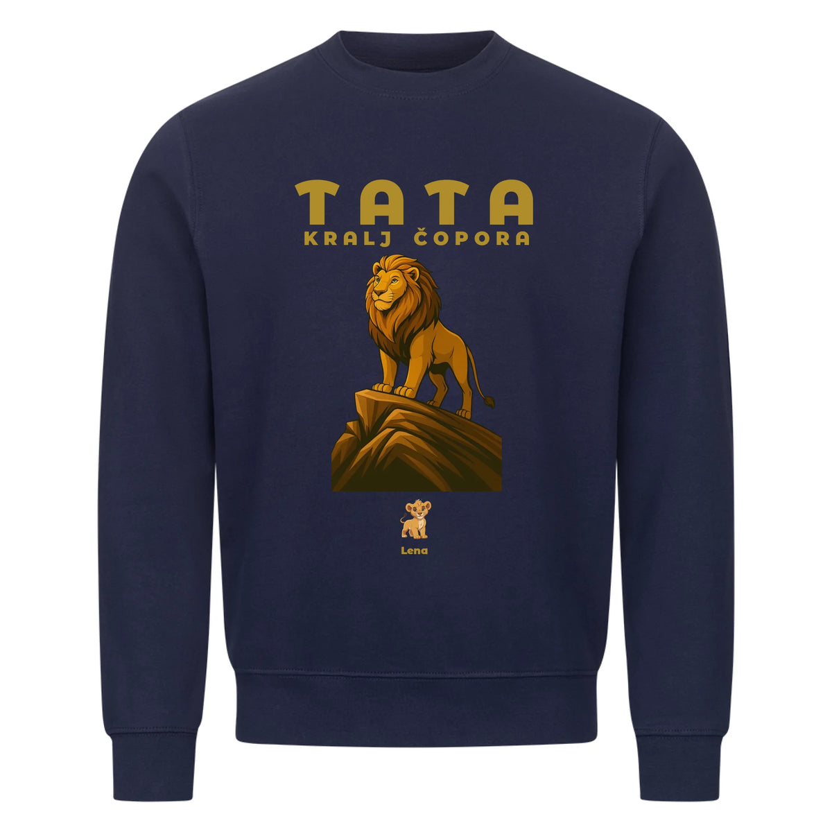 Dad King of the Pack, Customizable Sweatshirt