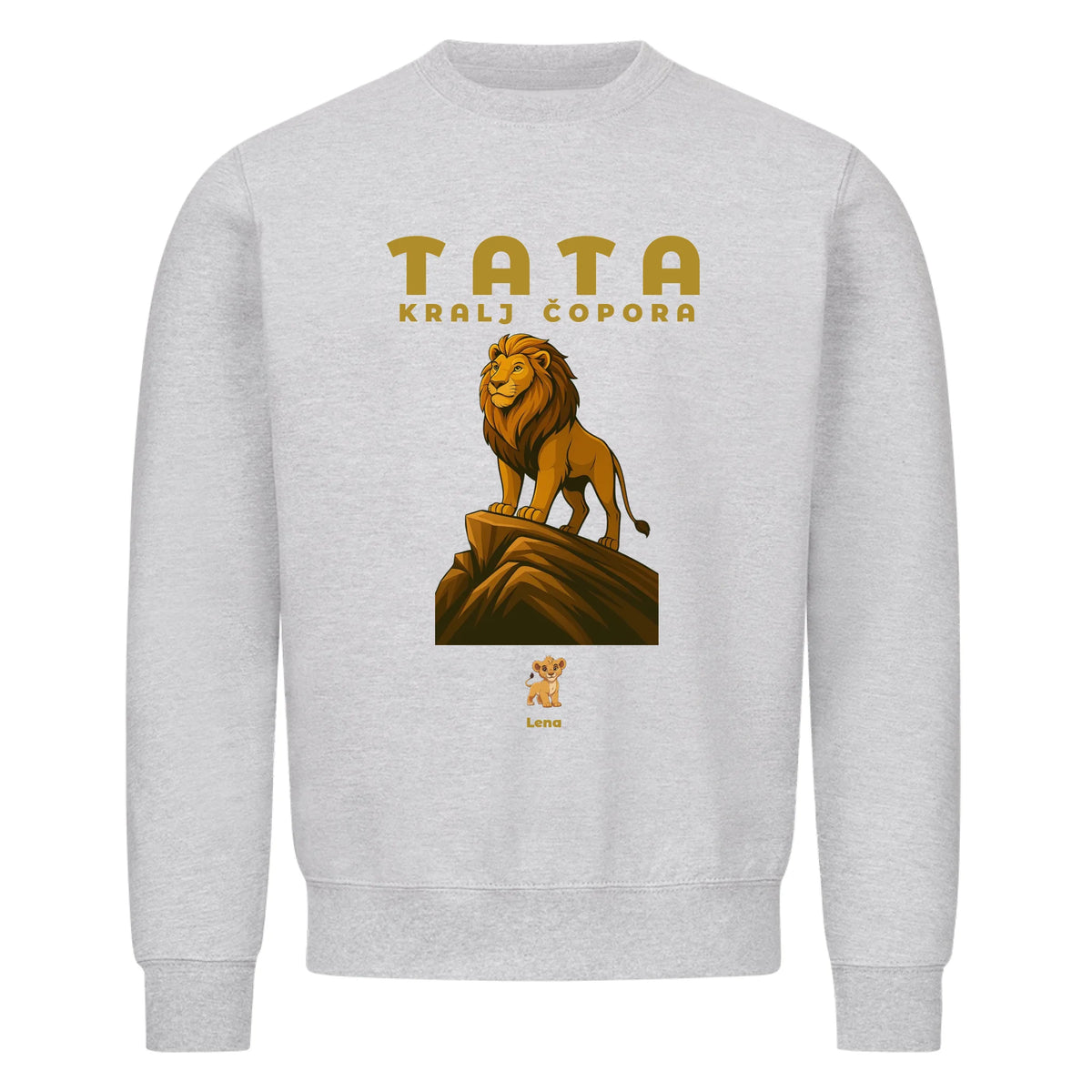 Dad King of the Pack, Customizable Sweatshirt