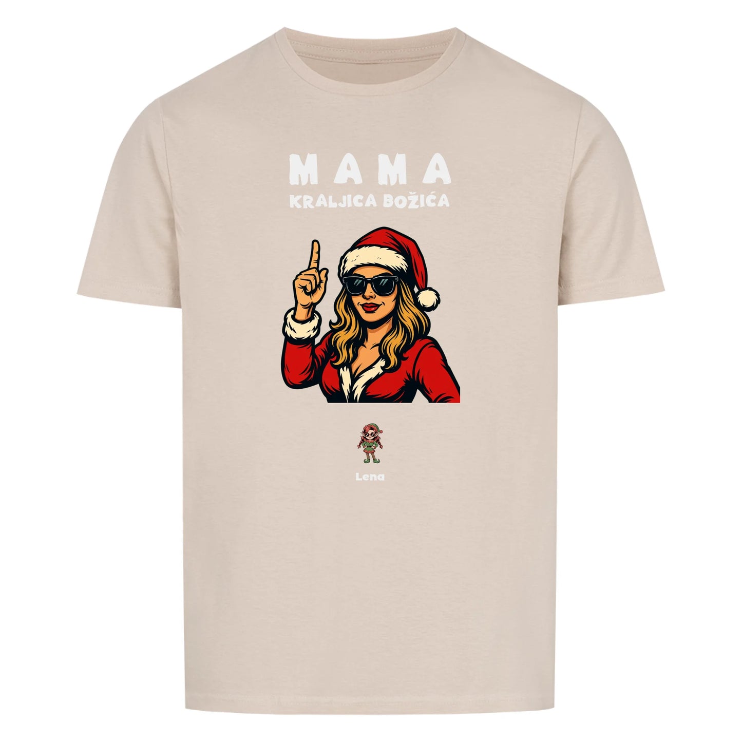 Mama kraljica Božića, Personalisierbares T-Shirt