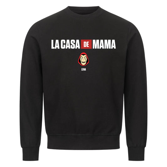 LA CASA DE MAMA, Personalisierbares Sweatshirt