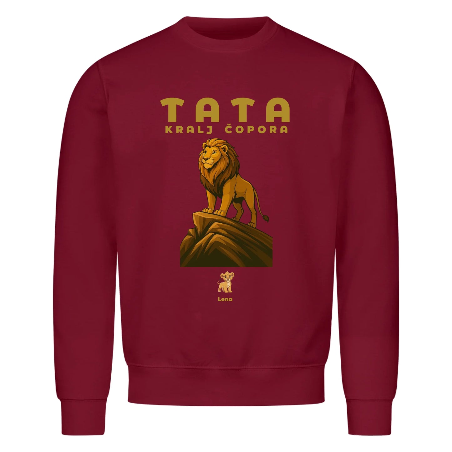 Tata Kralj Čopora, Personalisierbares Sweatshirt