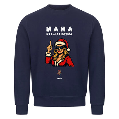 Mama kraljica Božića, Personalisierbares Sweatshirt