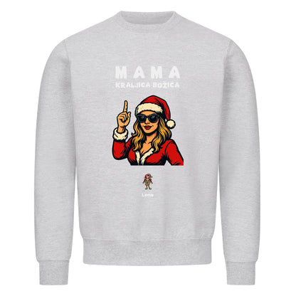 Mama kraljica Božića, Personalisierbares Sweatshirt