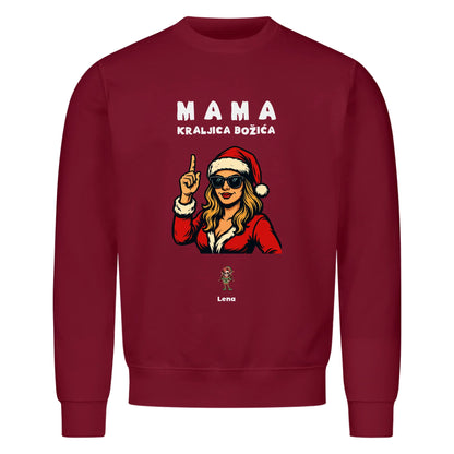Mama kraljica Božića, Personalisierbares Sweatshirt