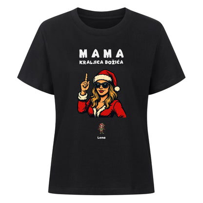 Mama kraljica božića, Personalisierbares T-Shirt Women