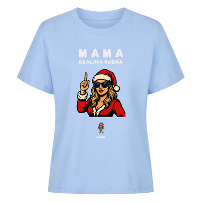 Mama kraljica božića, Personalisierbares T-Shirt Women