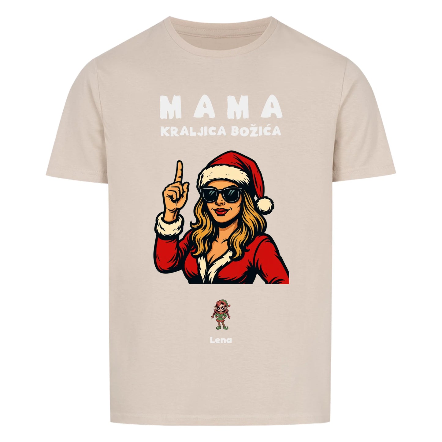 Mama kraljica Božića, Personalisierbares T-Shirt