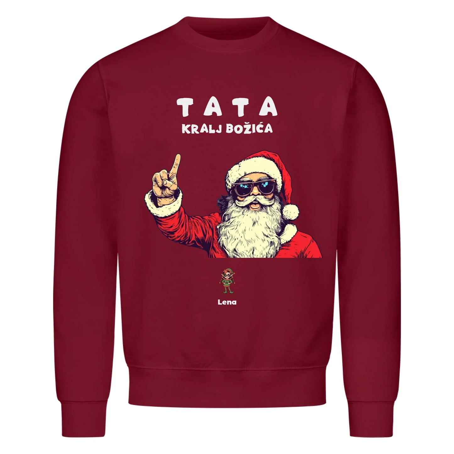 Tata kralj Božića, Personalisierbares Sweatshirt