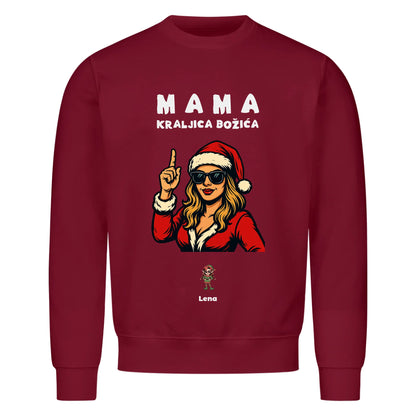 Mama kraljica Božića, Personalisierbares Sweatshirt