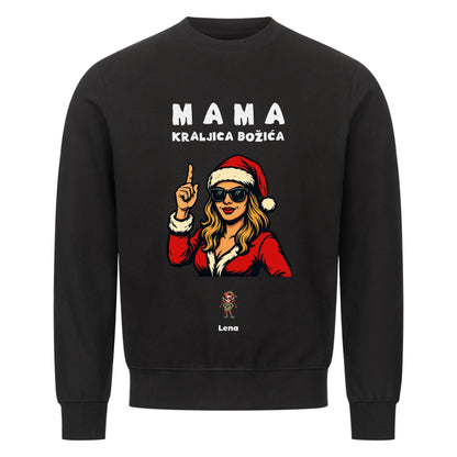 Mama kraljica Božića, Personalisierbares Sweatshirt
