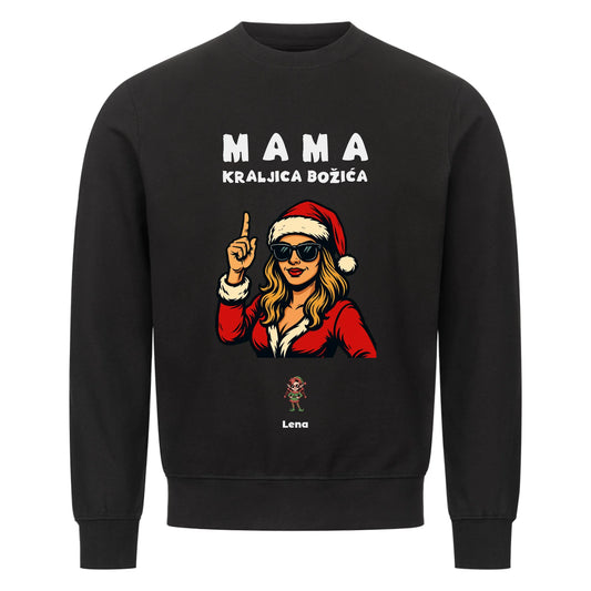 Mama kraljica Božića, Personalisierbares Sweatshirt