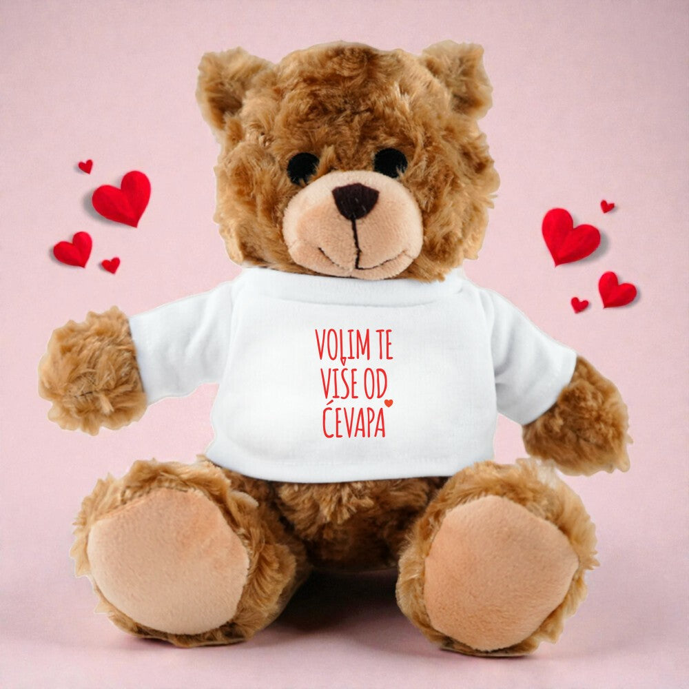 I love you more than ćevapi, Stuffed animal Teddy