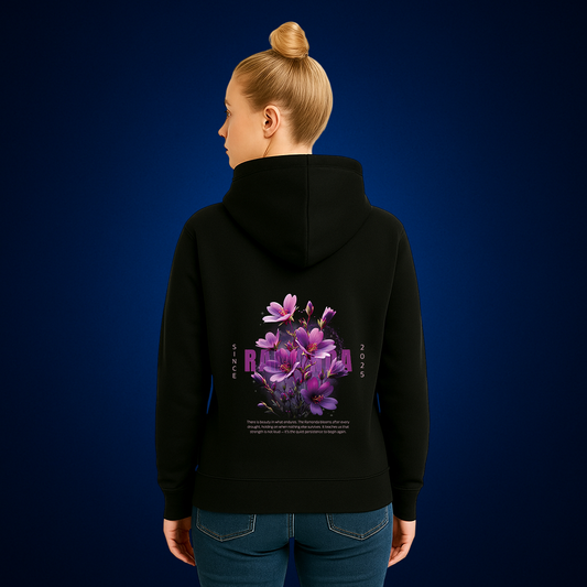 Ramonda – Strength in Bloom - Premium Hoodie